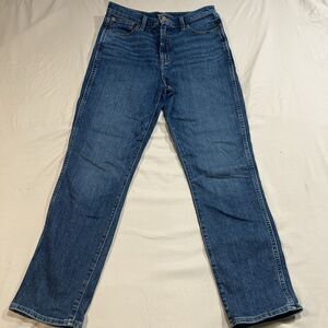J.Crew High Rise Classic Vintage Stretch Jeans Women’s Blue Denim 28x28 Cropped